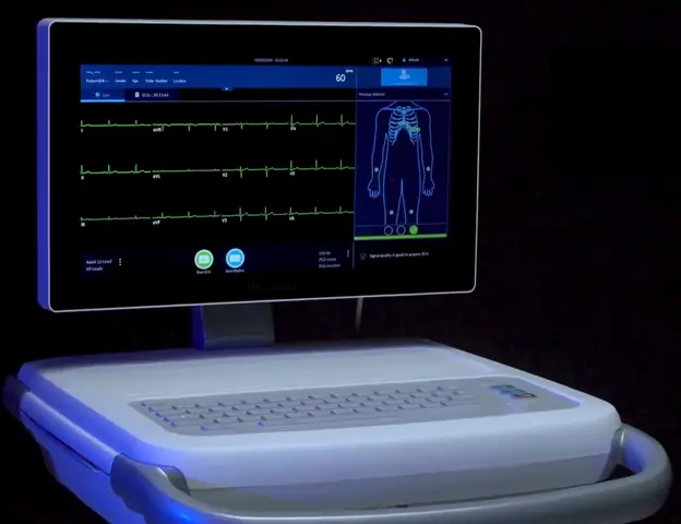 Custom ECG keyboard