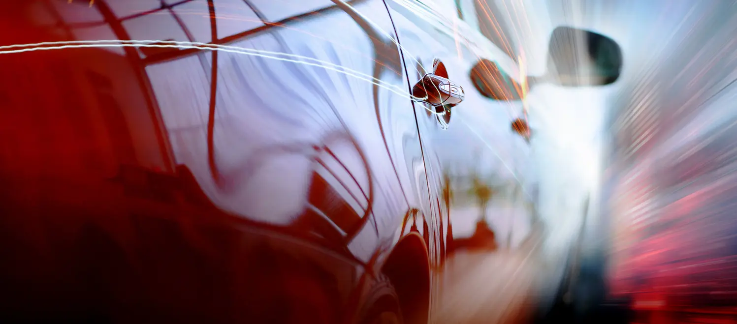 Red car