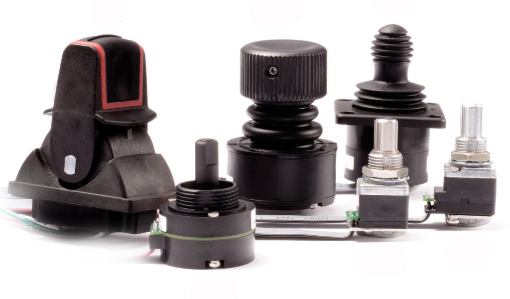 Grayhill range of Hall-effect encoders, switches, and joysticks